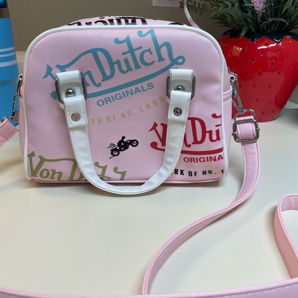 Von Dutch Pink Crossbody Bag